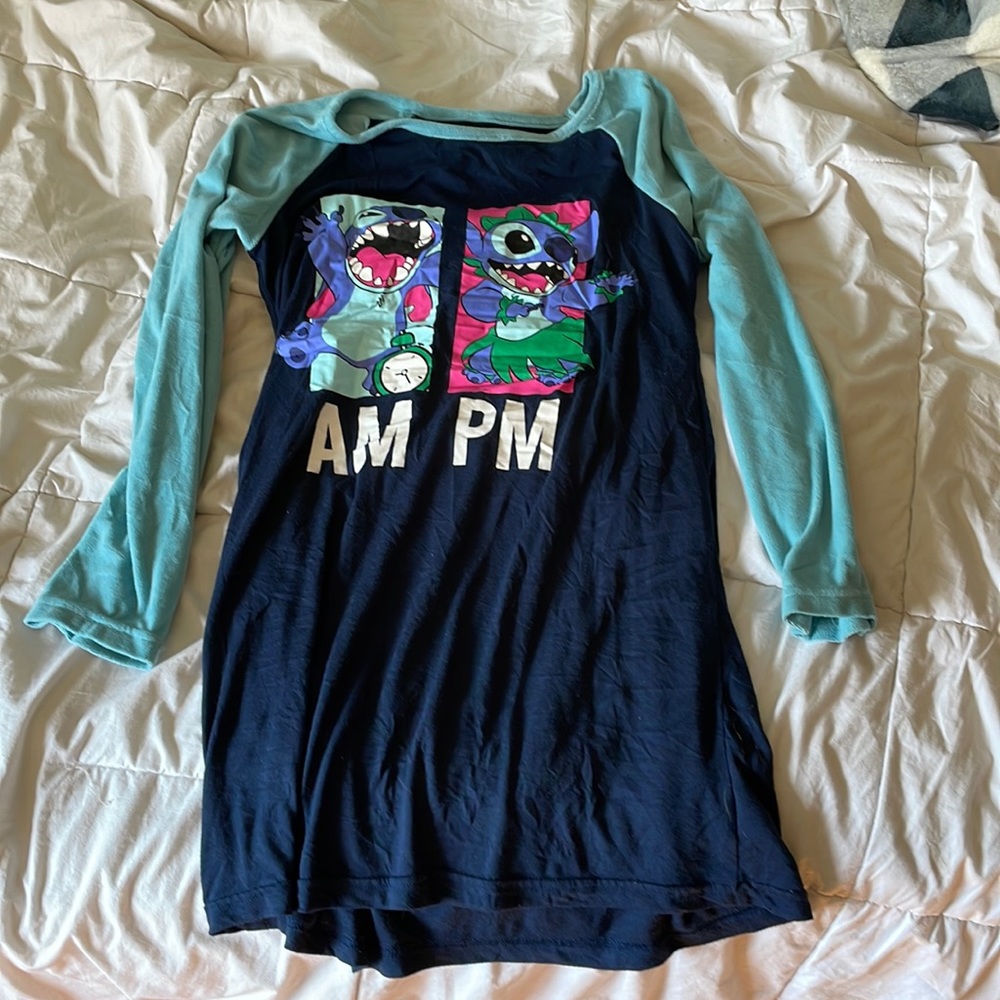 Stitch pajama dress